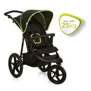 Carucior pentru jogging sau teren accidentant, Hauck, Runner, Black Neon Yellow EKDhk27406