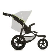 Carucior pentru jogging sau teren accidentant, Hauck, Runner, Black Neon Yellow EKDhk27406