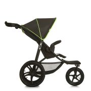 Carucior pentru jogging sau teren accidentant, Hauck, Runner, Black Neon Yellow EKDhk27406