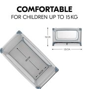 Patut de voiaj usor pliabil, Hauck, Dream N Play Plus, Dusty Blue EKDhk60098