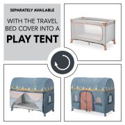 Patut de voiaj usor pliabil, Hauck, Dream N Play Plus, Dusty Cork EKDhk60100