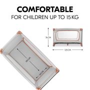 Patut de voiaj usor pliabil, Hauck, Dream N Play Plus, Dusty Cork EKDhk60100