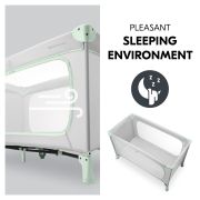 Patut de voiaj usor pliabil, Hauck, Dream N Play Plus, Dusty Mint EKDhk60099