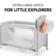 Patut de voiaj usor pliabil, Hauck, Dream N Play Plus, Dusty Mint EKDhk60099