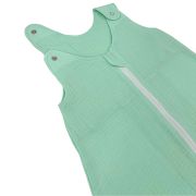 Sac de dormit copii 0.3 tog, din Muselina,  Minty, 60 cm, 0.3 tog - Vara KDESDM60MINT
