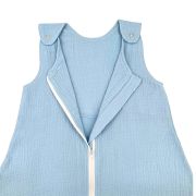 Sac de dormit copii 0.3 tog, din Muselina, Bluebird, 110 cm, 0.3 tog - Vara KDESDM110BLUEB