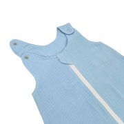 Sac de dormit copii 0.3 tog, din Muselina, Bluebird, 70 cm, 0.3 tog - Vara KDESDM70BLUEB