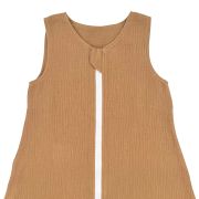 Sac de dormit cu picioruse, din muselina, Biscuit, 70 cm, 0.3 tog-vara KDESDPM70BISCUIT