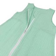 Sac de dormit cu picioruse, din muselina, Minty, 100 cm, 0.3 tog-vara KDESDPM100MINT