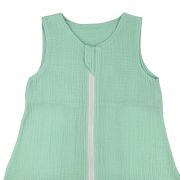 Sac de dormit cu picioruse, din muselina, Minty, 70 cm, 0.3 tog-vara KDESDPM70MINT
