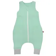 Sac de dormit cu picioruse, din muselina, Minty, 80 cm, 0.3 tog-vara KDESDPM80MINT