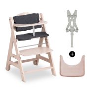 Scaun de masa din lemn masiv de fag, Hauck, Beta Natural Transparent EKDhk66402