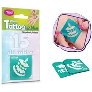Set 15 sabloane pentru tatuaje temporare Tytoo KKCST4530033 BBJKKCST4530033_Happy Birthday
