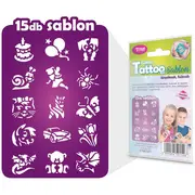 Set 15 sabloane pentru tatuaje temporare Tytoo KKCST4530033 BBJKKCST4530033_Happy Birthday