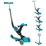 Trotineta globber go-up 4 in 1 deluxe lights turquoise funk646-105