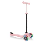 Trotineta globber go-up sporty, 3 in 1, cu lumini, culoare roz pastel funk452-210
