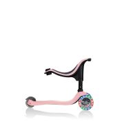 Trotineta globber go-up sporty, 3 in 1, cu lumini, culoare roz pastel funk452-210
