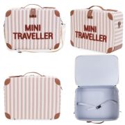 Valiza pentru copii Childhome Mini Traveller Nude Alb ERFCH-CWSCKSTNR