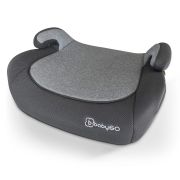 Babygo - scaun auto booster i-size, melange gray, 125-150 cm, certificat r129 bbbbgo-3509