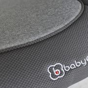 Babygo - scaun auto booster i-size, melange gray, 125-150 cm, certificat r129 bbbbgo-3509