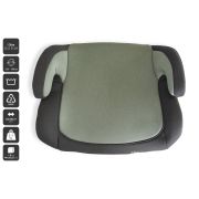Babygo - scaun auto booster i-size, melange green, 125-150 cm, certificat r129 bbbbgo-35011