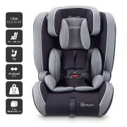 Babygo - scaun auto i-size freefix grey, 76-150 cm, certificat r129 bbbbgo-2452