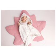 Prosop cu gluga, New Baby, Zoe, Din muselina, 90x90 cm, 0 luni+, Multicolor BYN55503