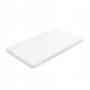 Saltea patut bebe, New Baby, Din spuma si cocos, Cu husa detasabila, Din bumbac, 90x40x7 cm, Alb BYN53070