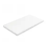 Saltea patut bebe, New Baby, Din spuma si cocos, Cu husa detasabila, Din bumbac, 90x40x7 cm, Alb BYN53070