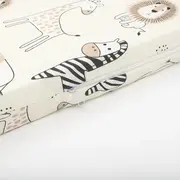 Saltea patut bebe, New Baby, Teddy Bear, Din spuma, Cu husa detasabila, 120x60x5 cm, 0 luni+, Multicolor BYN53004