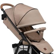 Carucior sport, Lionelo, Annet Plus, De la nastere, Cu accesorii si capotina XXL reglabila, 0 - 22 Kg, Conform cu standardele europene de securitate EN1888-1 si EN1888-2, Bej BYNLO-ANNET_PLUS_BEIGE_SAND