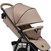 Carucior sport, Lionelo, Annet Plus, De la nastere, Cu accesorii si capotina XXL reglabila, 0 - 22 Kg, Conform cu standardele europene de securitate EN1888-1 si EN1888-2, Bej BYNLO-ANNET_PLUS_BEIGE_SAND