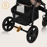 Carucior sport, Lionelo, Annet Plus, De la nastere, Cu accesorii si capotina XXL reglabila, 0 - 22 Kg, Conform cu standardele europene de securitate EN1888-1 si EN1888-2, Bej BYNLO-ANNET_PLUS_BEIGE_SAND