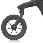 Carucior sport, Lionelo, Azura, Cu 3 roti, Cu baldachin XXL impermeabil, Pliere compacta, Pana la 22 kg, 6-48 luni, Conform cu standardele europene de securitate EN1888-1 si EN1888-2, Negru BYNLO-AZURA_BLACK_ONYX