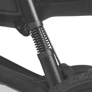 Carucior sport, Lionelo, Azura, Cu 3 roti, Cu baldachin XXL impermeabil, Pliere compacta, Pana la 22 kg, 6-48 luni, Conform cu standardele europene de securitate EN1888-1 si EN1888-2, Negru BYNLO-AZURA_BLACK_ONYX