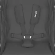 Carucior sport, Lionelo, Azura, Cu 3 roti, Cu baldachin XXL impermeabil, Pliere compacta, Pana la 22 kg, 6-48 luni, Conform cu standardele europene de securitate EN1888-1 si EN1888-2, Negru BYNLO-AZURA_BLACK_ONYX