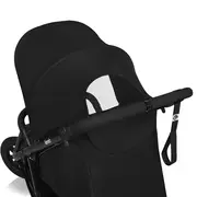 Carucior sport, Lionelo, Azura, Cu 3 roti, Cu baldachin XXL impermeabil, Pliere compacta, Pana la 22 kg, 6-48 luni, Conform cu standardele europene de securitate EN1888-1 si EN1888-2, Negru BYNLO-AZURA_BLACK_ONYX