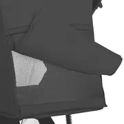 Carucior sport, Lionelo, Azura, Cu 3 roti, Cu baldachin XXL impermeabil, Pliere compacta, Pana la 22 kg, 6-48 luni, Conform cu standardele europene de securitate EN1888-1 si EN1888-2, Negru BYNLO-AZURA_BLACK_ONYX