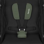 Carucior sport, Lionelo, Azura, Cu 3 roti, Cu baldachin XXL impermeabil, Pliere compacta, Pana la 22 kg, 6-48 luni, Conform cu standardele europene de securitate EN1888-1 si EN1888-2, Verde BYNLO-AZURA_GREEN_FOREST