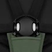 Carucior sport, Lionelo, Azura, Cu 3 roti, Cu baldachin XXL impermeabil, Pliere compacta, Pana la 22 kg, 6-48 luni, Conform cu standardele europene de securitate EN1888-1 si EN1888-2, Verde BYNLO-AZURA_GREEN_FOREST