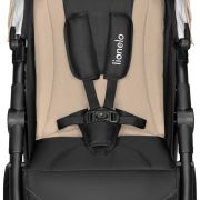Carucior sport, Lionelo, Natt, De la nastere, Cu accesorii si capotina XXL reglabila, 0 - 22 kg, Conform cu standardele europene de securitate EN1888-1, EN1888-2, Bej BYNLO-NATT_BEIGE_SAND