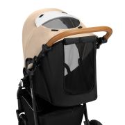 Carucior sport, Lionelo, Natt, De la nastere, Cu accesorii si capotina XXL reglabila, 0 - 22 kg, Conform cu standardele europene de securitate EN1888-1, EN1888-2, Bej BYNLO-NATT_BEIGE_SAND