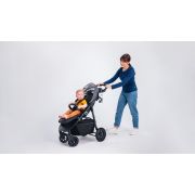 Carucior sport, Lionelo, Natt, De la nastere, Cu accesorii si capotina XXL reglabila, 0 - 22 kg, Conform cu standardele europene de securitate EN1888-1, EN1888-2, Bej BYNLO-NATT_BEIGE_SAND