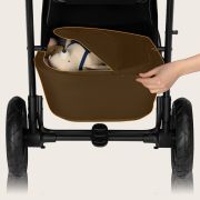 Carucior sport, Lionelo, Natt, De la nastere, Cu accesorii si capotina XXL reglabila, 0 - 22 kg, Conform cu standardele europene de securitate EN1888-1, EN1888-2, Bej BYNLO-NATT_BEIGE_SAND
