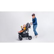 Carucior sport, Lionelo, Natt, De la nastere, Cu accesorii si capotina XXL reglabila, 0 - 22 kg, Conform cu standardele europene de securitate EN1888-1, EN1888-2, Bej BYNLO-NATT_BEIGE_SAND