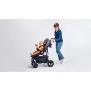 Carucior sport, Lionelo, Natt, De la nastere, Cu accesorii si capotina XXL reglabila, 0 - 22 kg, Conform cu standardele europene de securitate EN1888-1, EN1888-2, Bej BYNLO-NATT_BEIGE_SAND