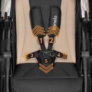 Carucior sport, Lionelo, Natt, De la nastere, Cu accesorii si capotina XXL reglabila, 0 - 22 kg, Conform cu standardele europene de securitate EN1888-1, EN1888-2, Bej BYNLO-NATT_BEIGE_SAND