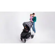 Carucior sport, Lionelo, Natt, De la nastere, Cu accesorii si capotina XXL reglabila, 0 - 22 kg, Conform cu standardele europene de securitate EN1888-1, EN1888-2, Bej BYNLO-NATT_BEIGE_SAND