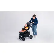 Carucior sport, Lionelo, Natt, De la nastere, Cu accesorii si capotina XXL reglabila, 0 - 22 kg, Conform cu standardele europene de securitate EN1888-1, EN1888-2, Verde BYNLO-NATT_GREEN_EMERALD