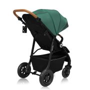 Carucior sport, Lionelo, Natt, De la nastere, Cu accesorii si capotina XXL reglabila, 0 - 22 kg, Conform cu standardele europene de securitate EN1888-1, EN1888-2, Verde BYNLO-NATT_GREEN_EMERALD